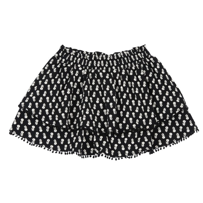 Gonna a balze stampata