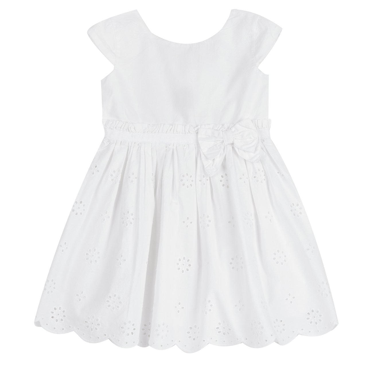 Vestito manica corta con gonna in Sangallo Chicco - 0