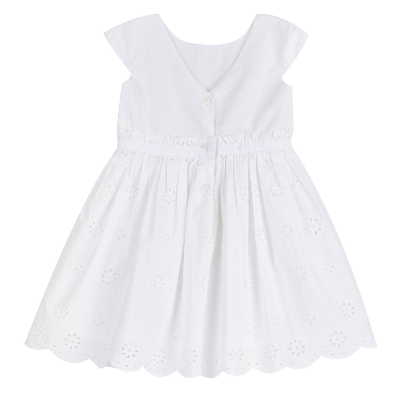 Vestito manica corta con gonna in Sangallo Chicco - 1