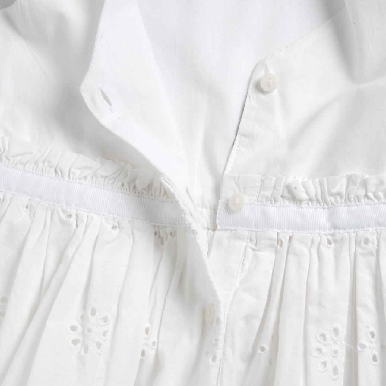 Vestito manica corta con gonna in Sangallo Chicco - 3