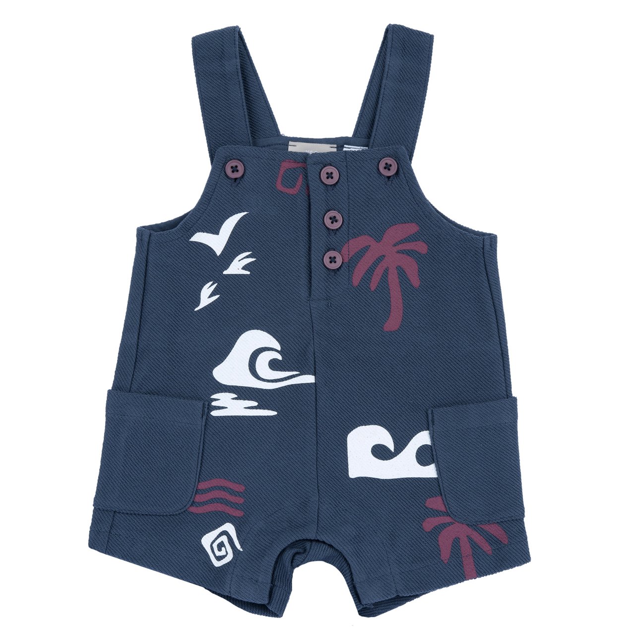 Jardineiras Padr&atilde;o Praia Chicco - 0