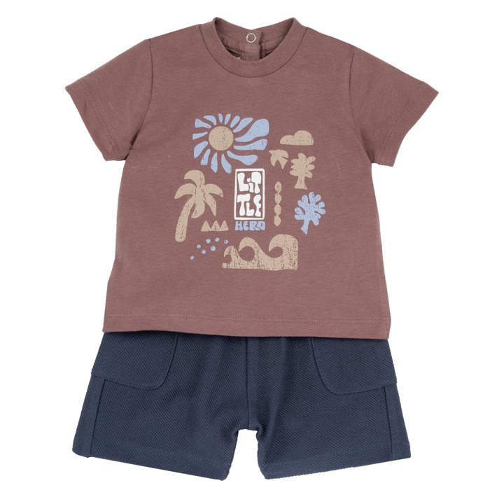 Completo maglietta manica corta con pantaloni corti