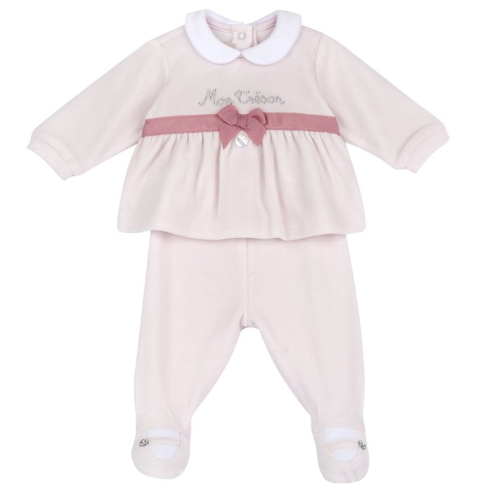 Ensemble pull et pantalon avec petits pieds