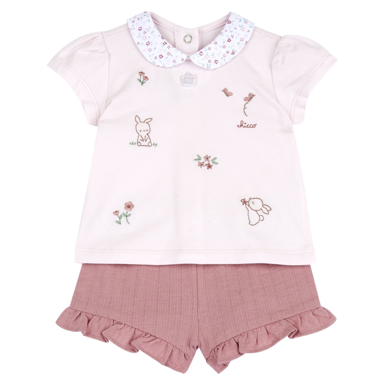 Completo maglietta manica corta e pantaloni corti Chicco - 0