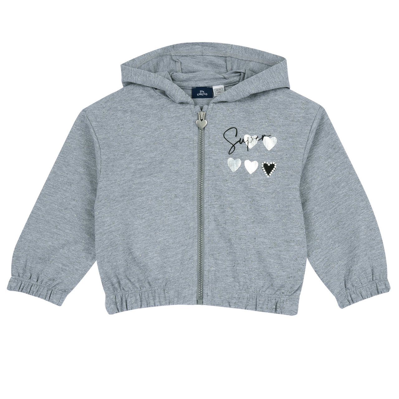 Felpa zippata con cappuccio Chicco - 0