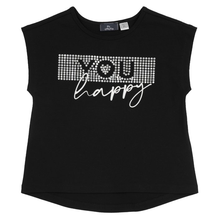 Maglietta manica corta con fondo stondato