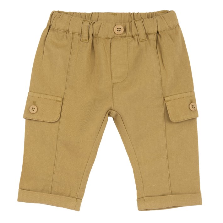 Pantalones cargo amarillos