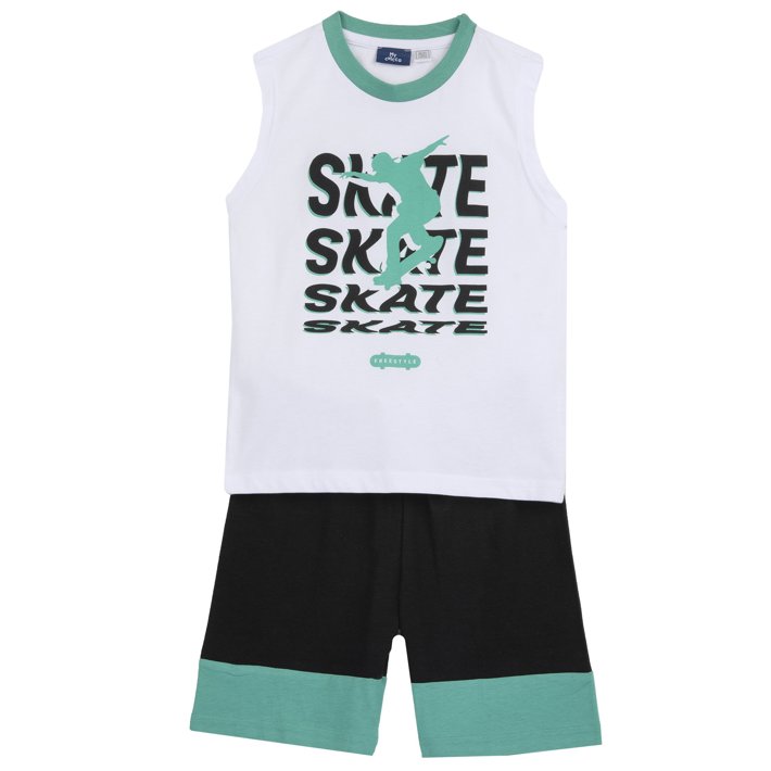 Set met mouwloos topje en korte broek 