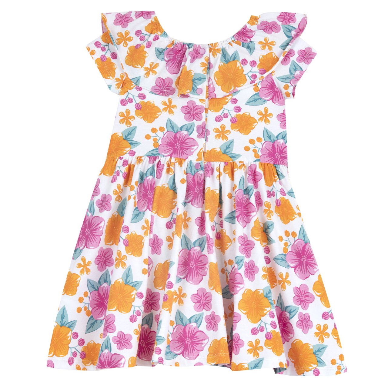 Jurk met korte mouwen en fantasieprint Chicco - 1