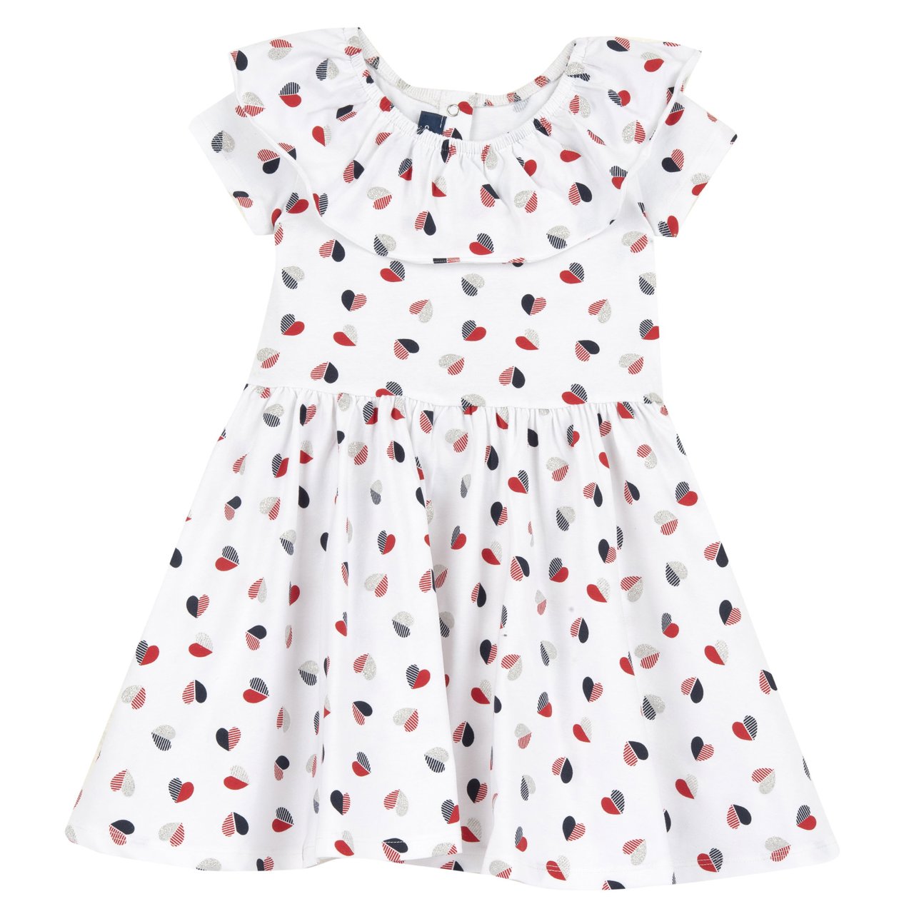 Jurk met korte mouwen en fantasieprint Chicco - 0