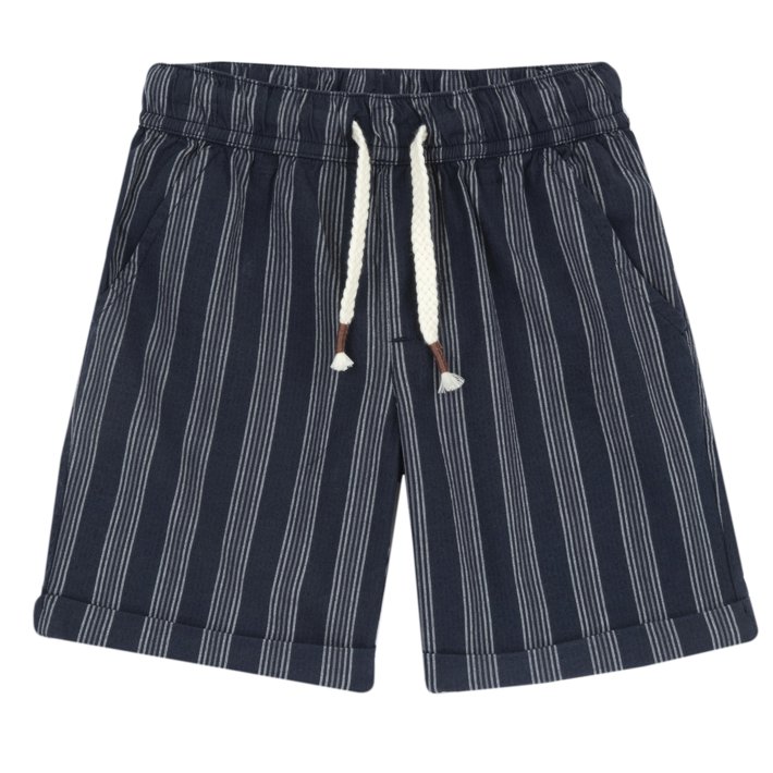 Pantaloni corti rigati