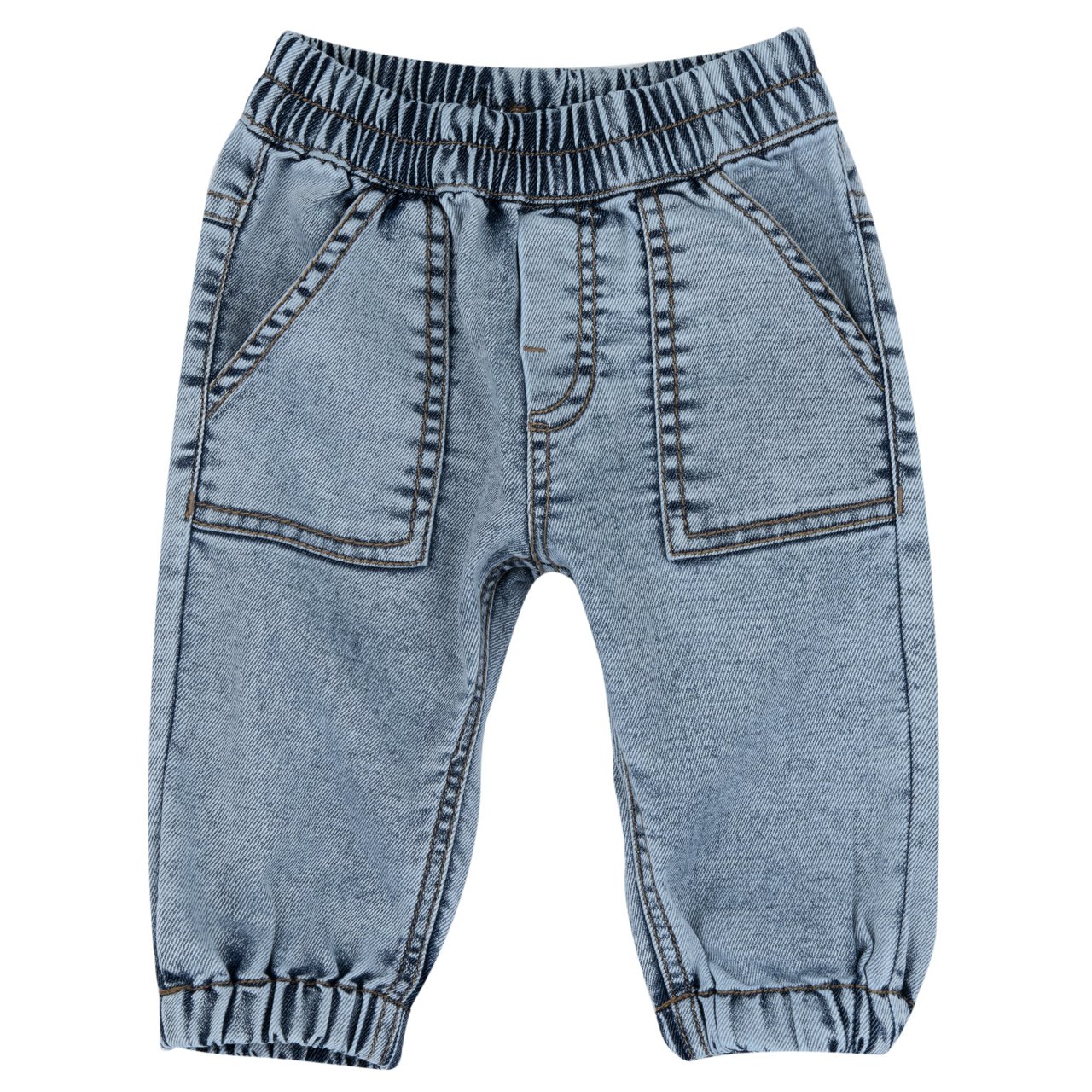 Pantaloni lunghi in chambray Chicco - 0
