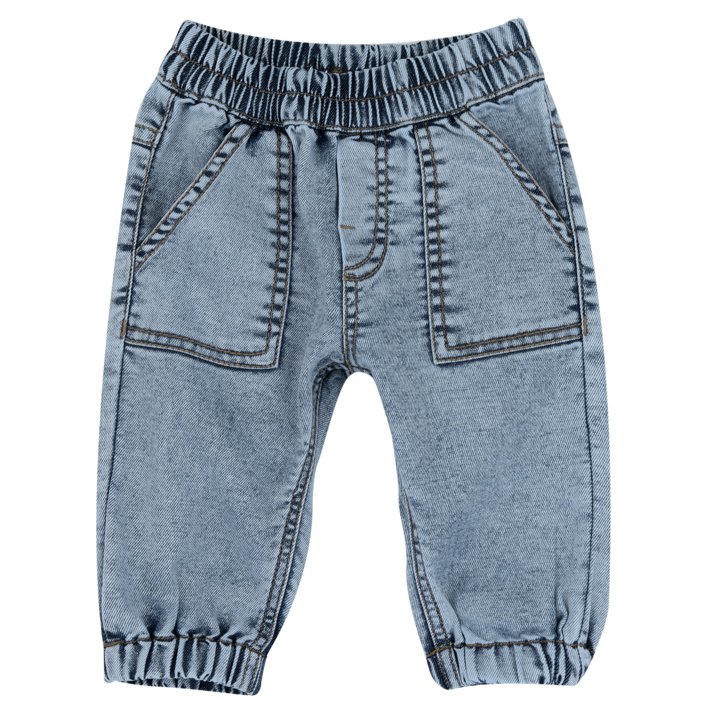 Pantaloni lunghi in chambray