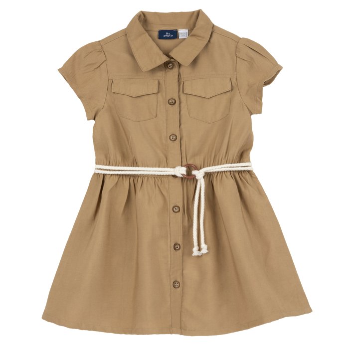 Vestido con cintur&oacute;n