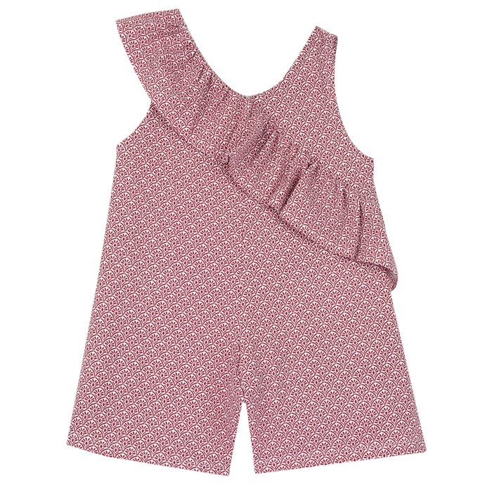 Salopette corta stampata