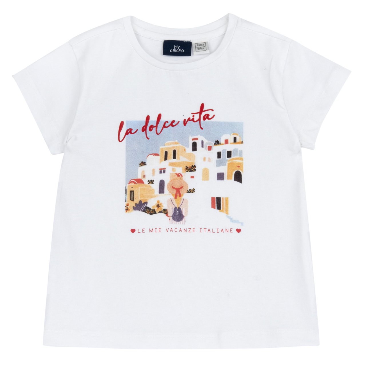 T-shirt met korte mouwen met print Chicco - 0