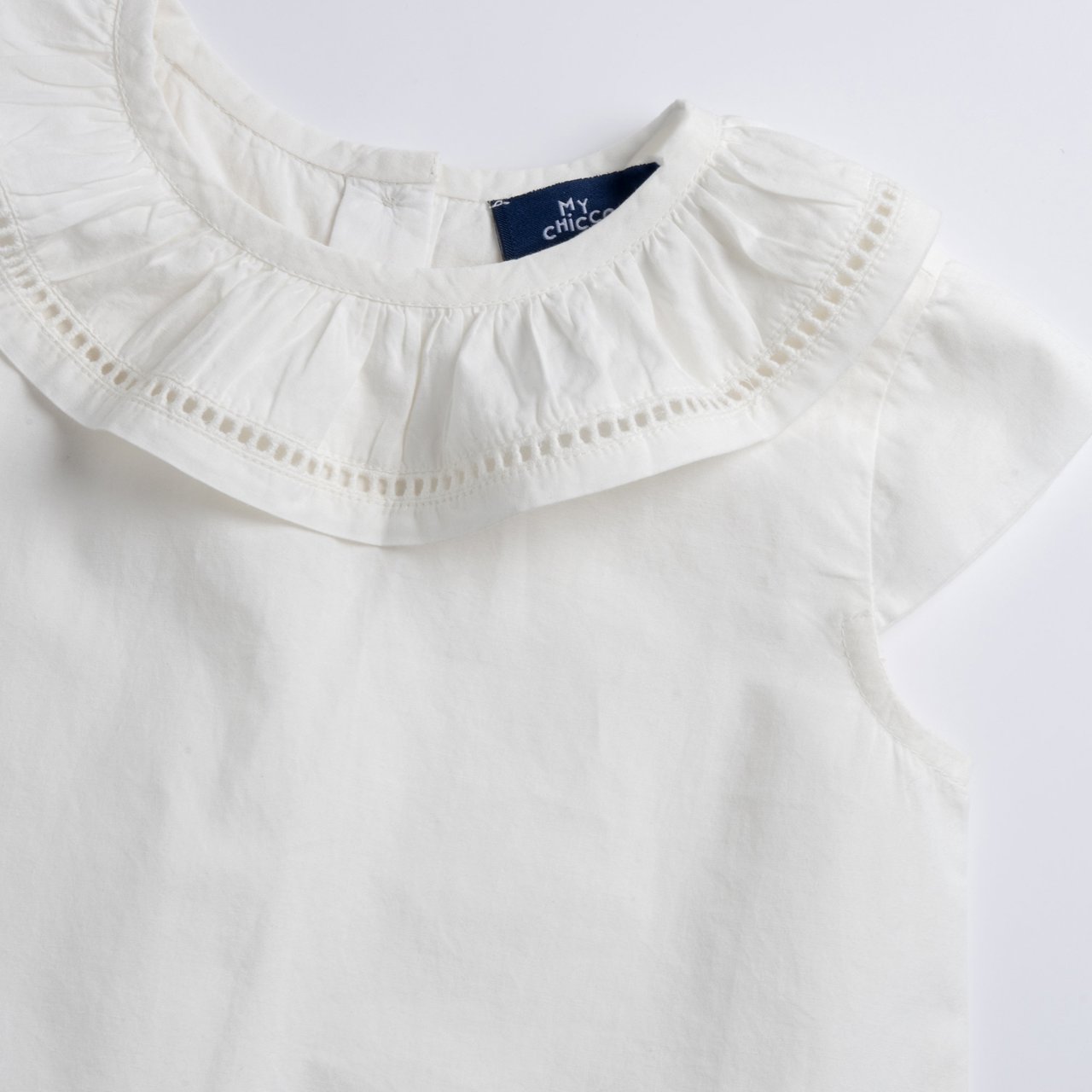 Camisa branca com recortes Chicco - 2