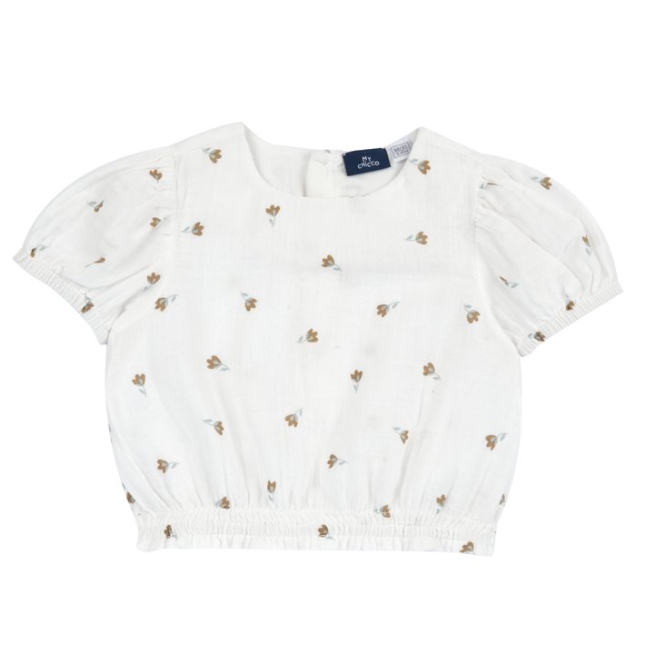 Camicia manica corta stampata