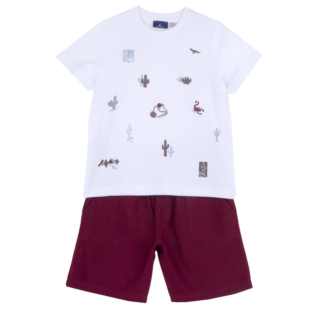 Completo maglietta con pantaloni corti Chicco - 0