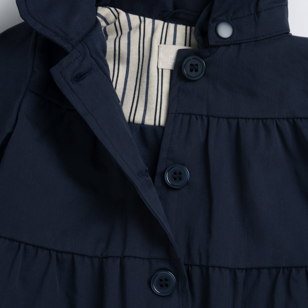 Abrigo con detalle de Rayas Chicco - 2