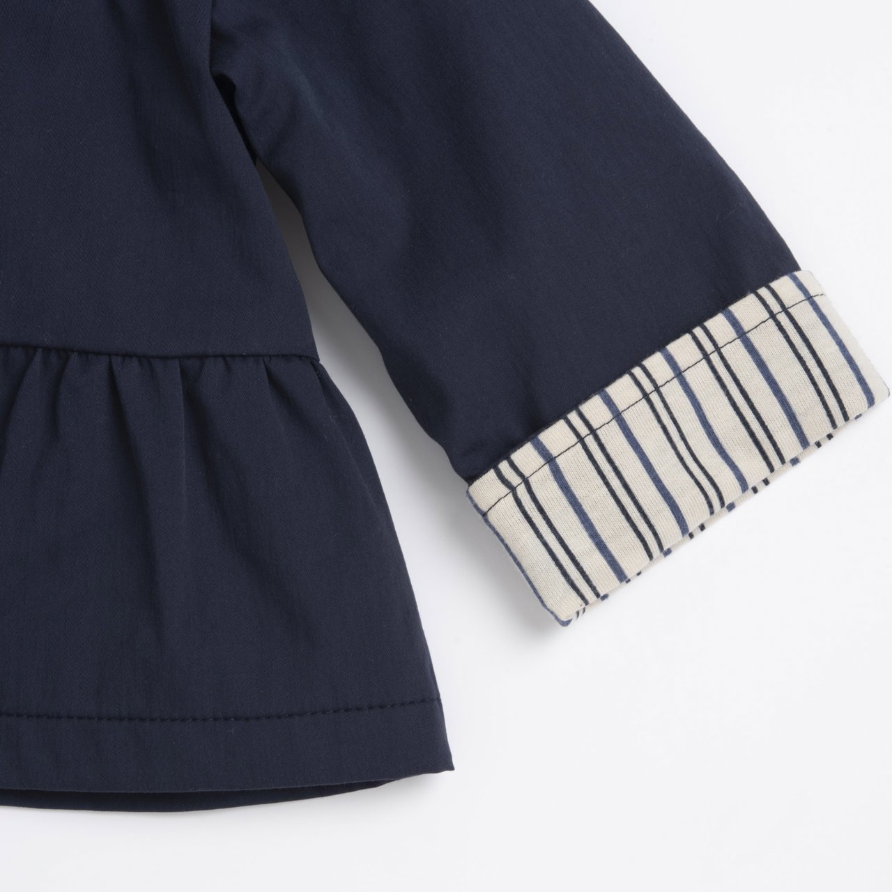 Abrigo con detalle de Rayas Chicco - 3