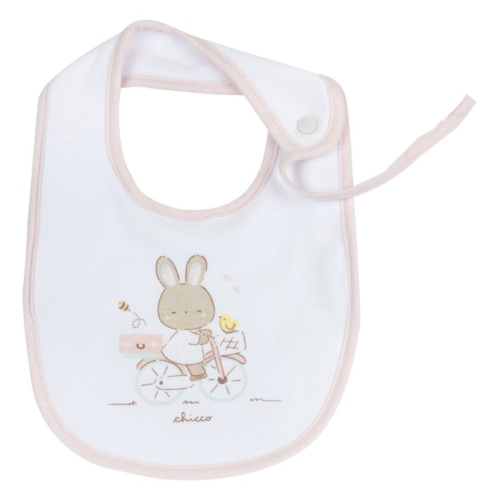 Bavaglino con laccetto porta succhietto