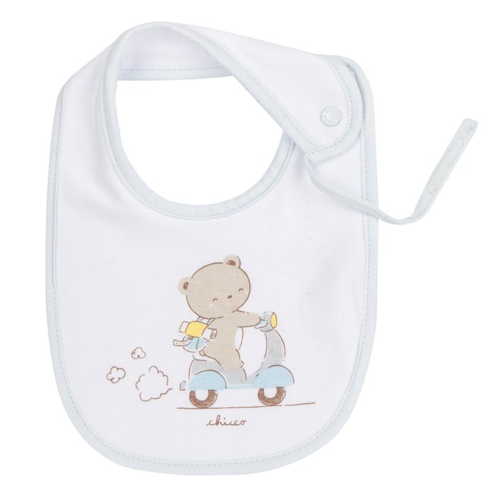 Bavaglino con laccetto porta succhietto