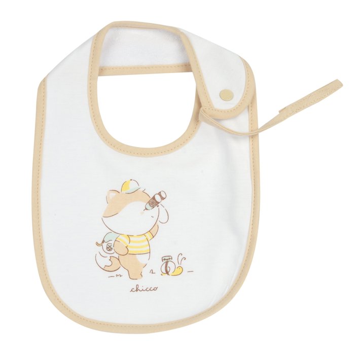 Bavaglino con laccetto porta succhietto