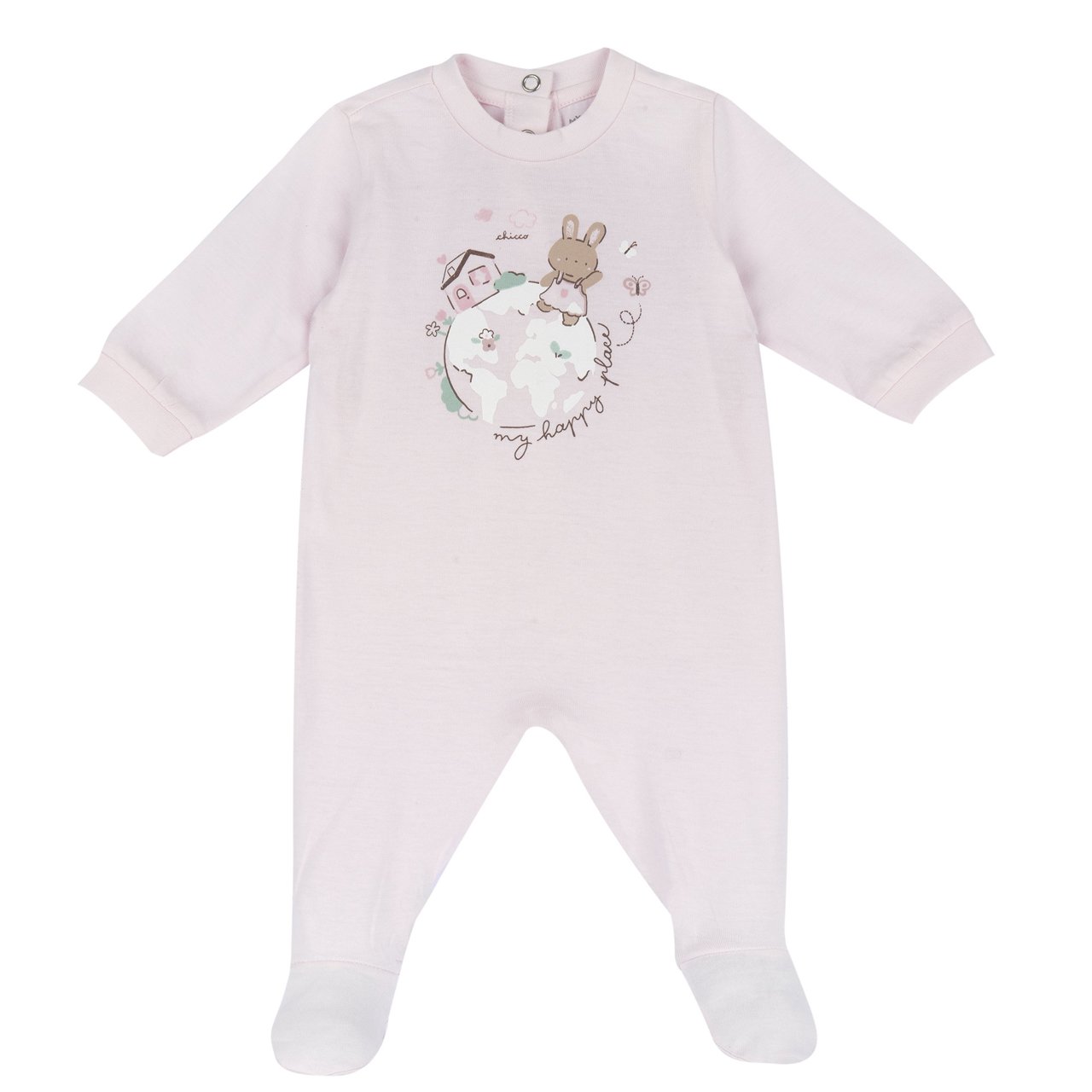 Tutina girocollo aperta dietro Chicco - 0