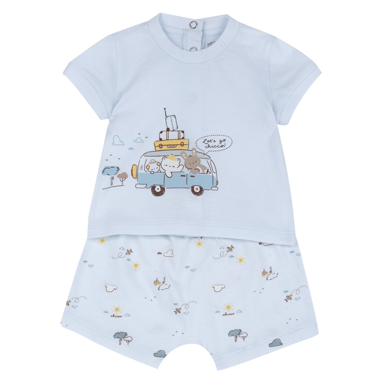 Completo maglietta e pantaloni corti Chicco - 0