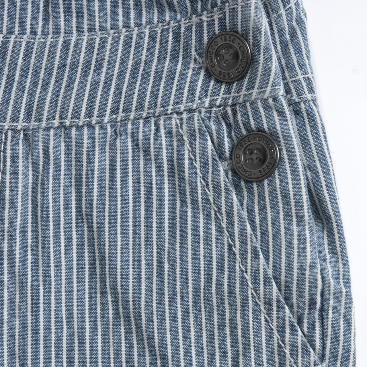 Salopette corta in denim Chicco - 3