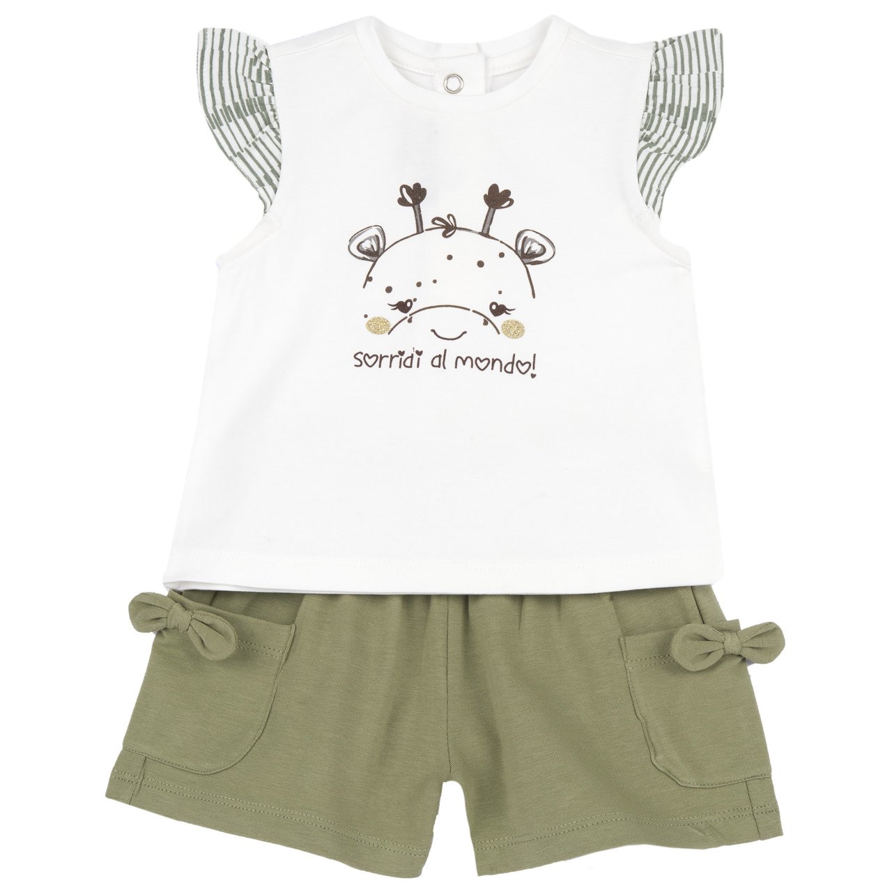 Completo maglietta manica corta con pantaloni corti Chicco - 0