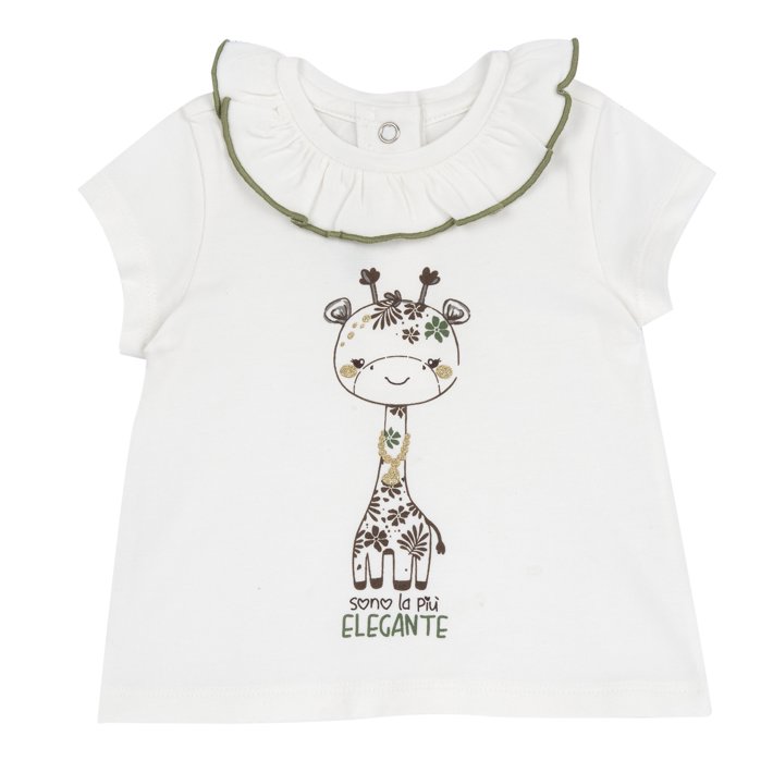 T-shirt com Girafa