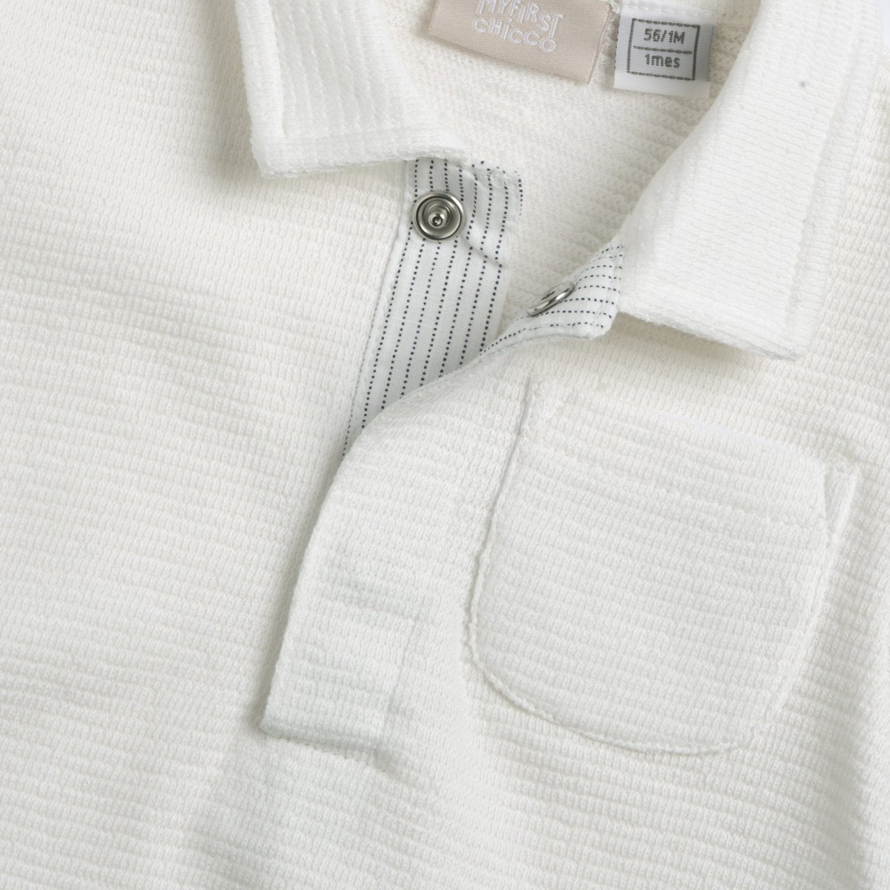 Polo de Manga Corta Blanco Chicco - 2