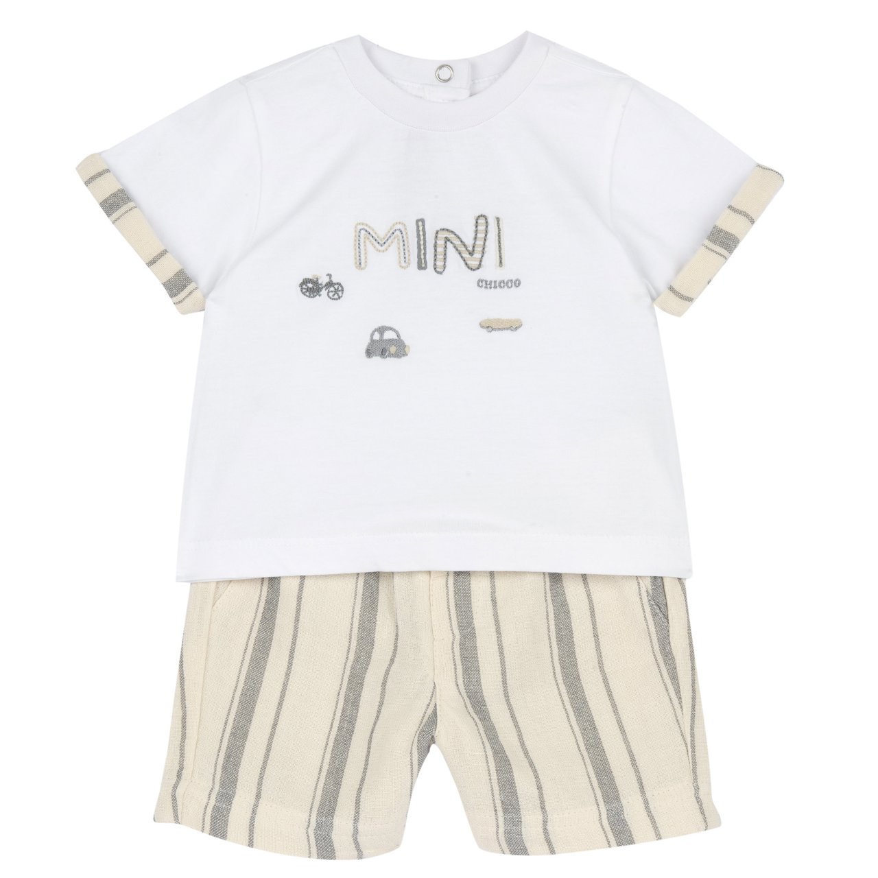 Ensemble t-shirt &agrave; manches courtes et short Chicco - 0