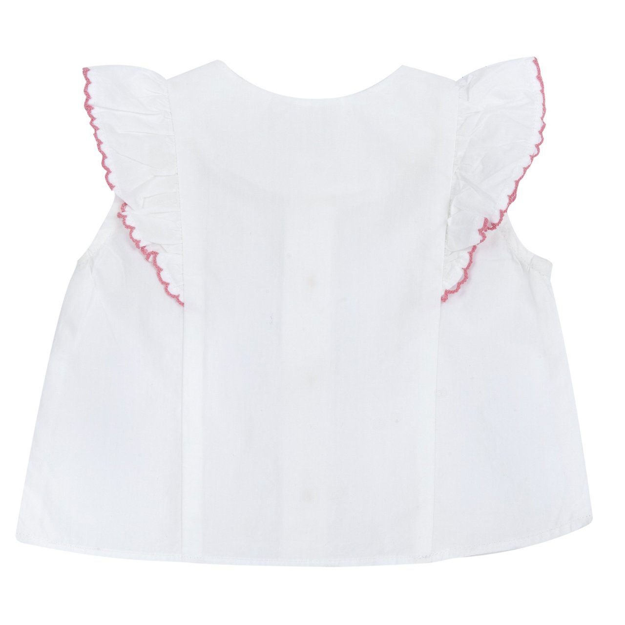 Camisa de manga curta com bordados cor-de-rosa Chicco - 1