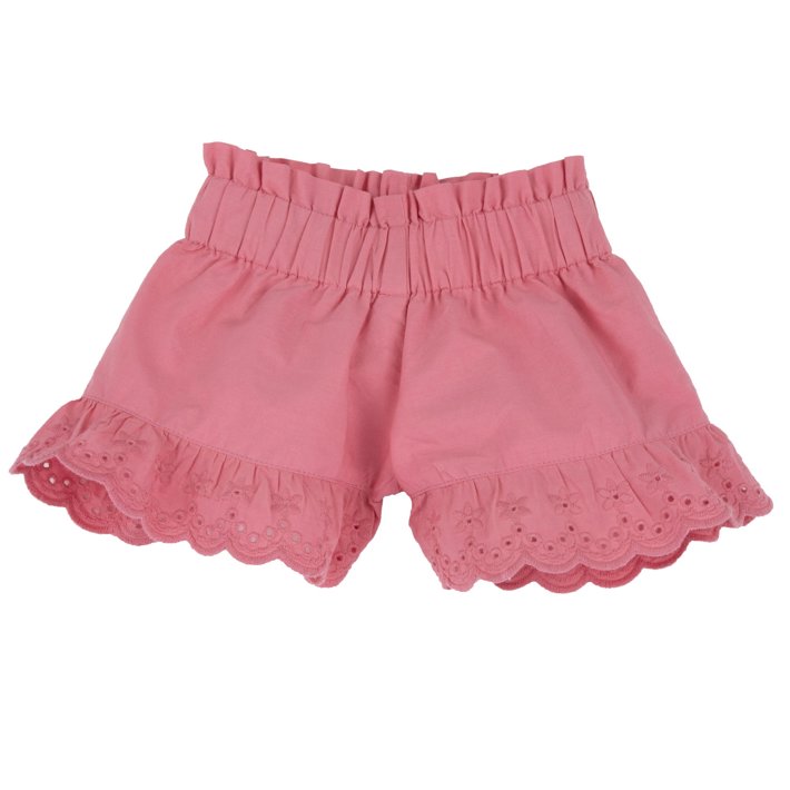 Calções Cor-de-rosa com Bordados