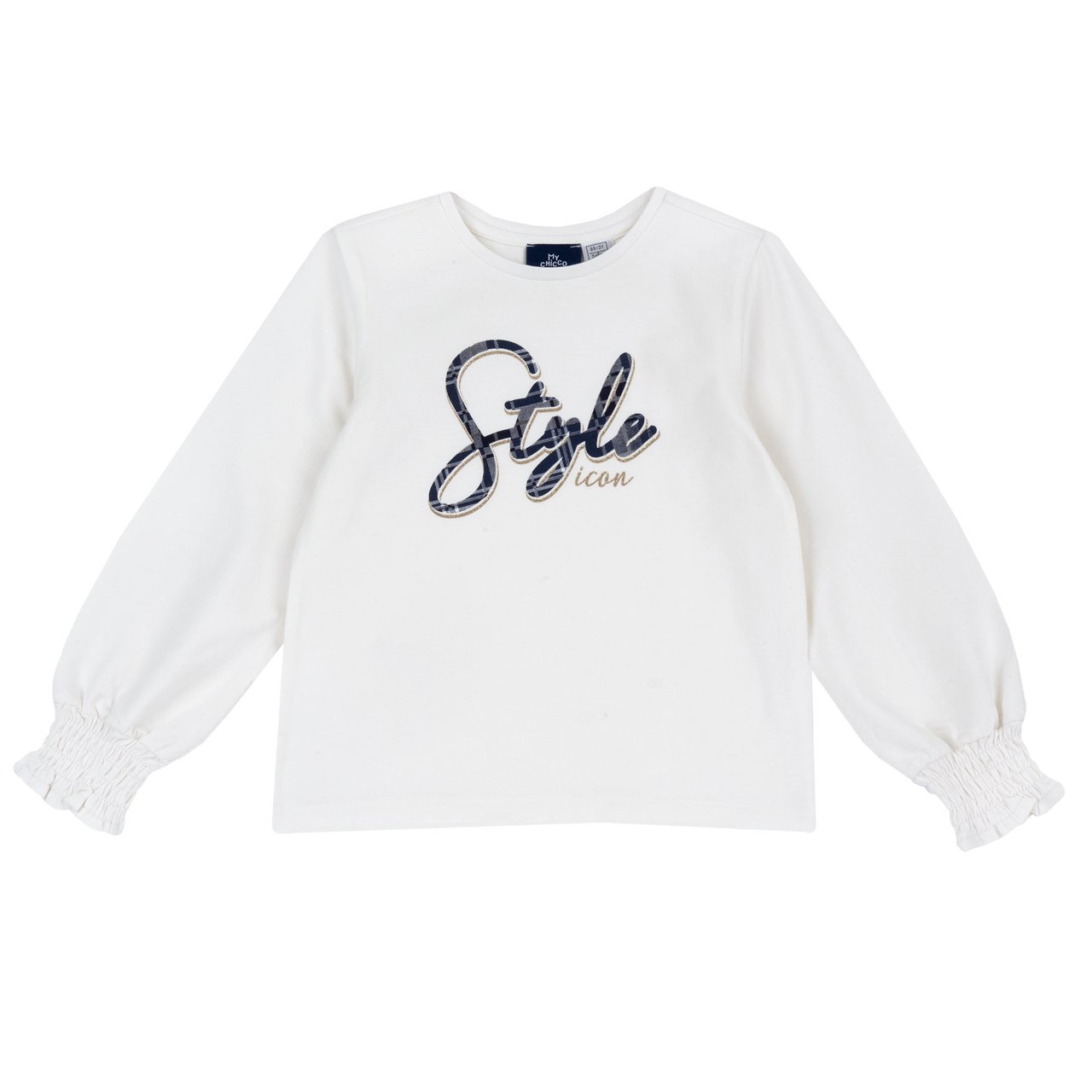 Camisola de Manga Comprida Branca "Style Icon" Chicco - 0
