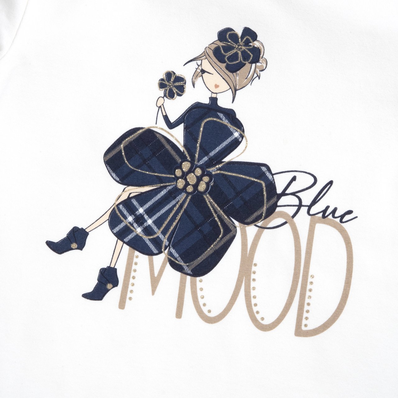 Camisola de Manga Comprida Branca "Blue Mood" Chicco - 2