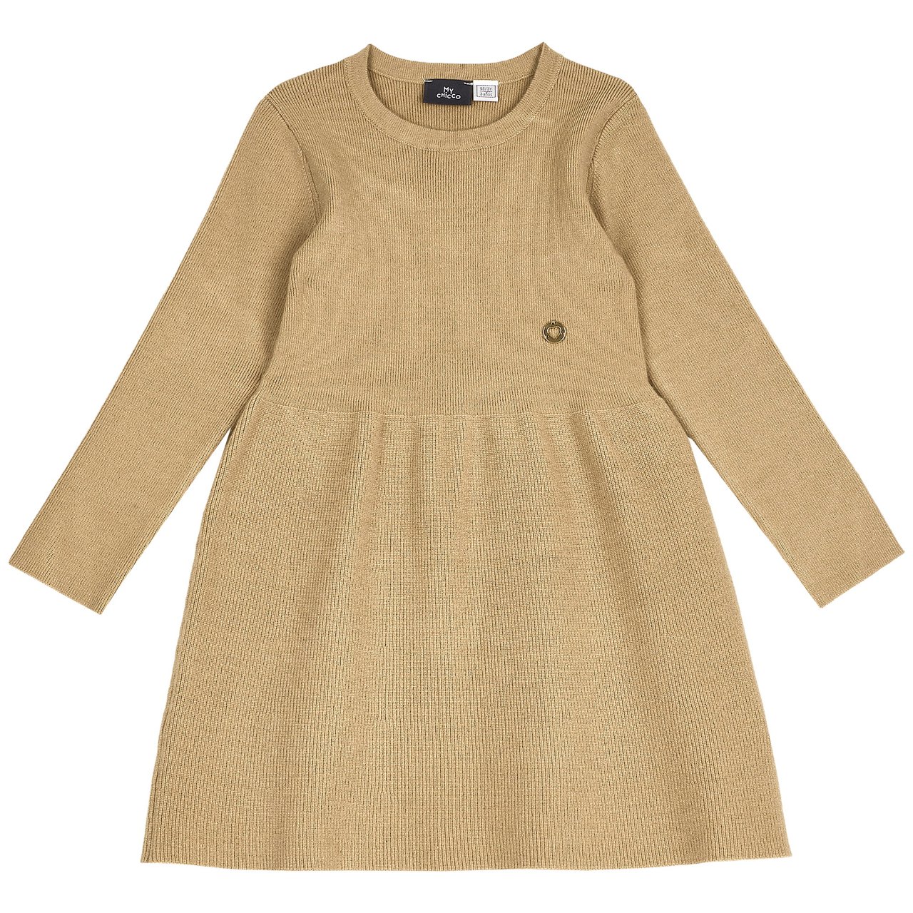 Vestito manica lunga in maglia Chicco - 0