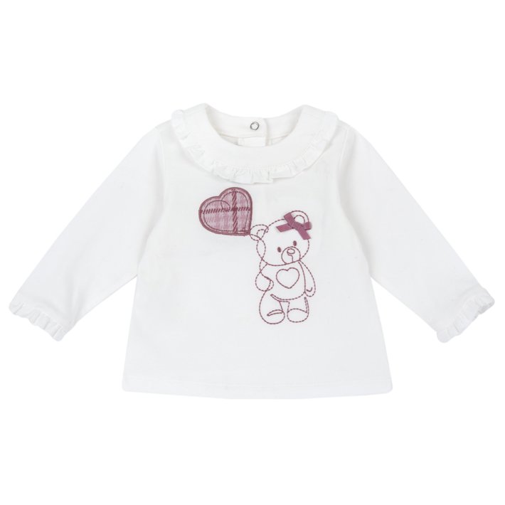 Camisola com Ursinho Bordado