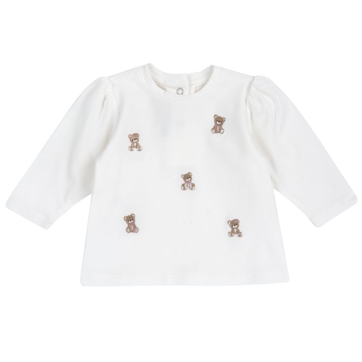 Camisola com Ursinhos Bordados