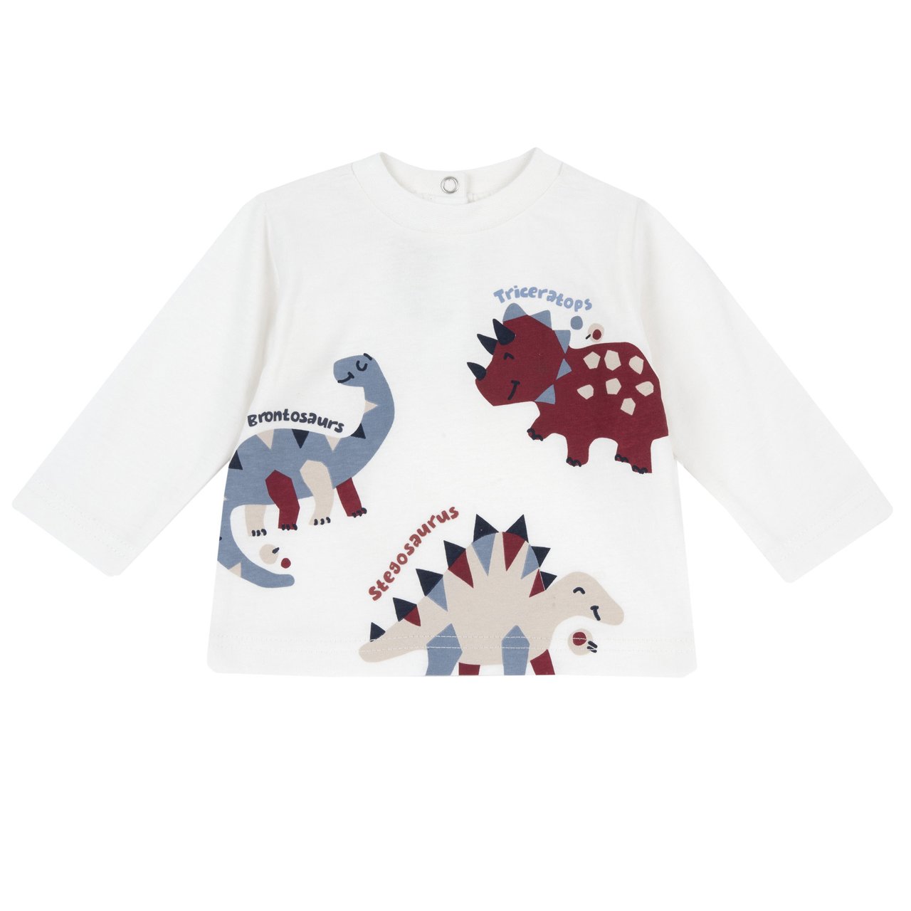 Maglietta manica lunga stampa dinosauri Chicco - 0