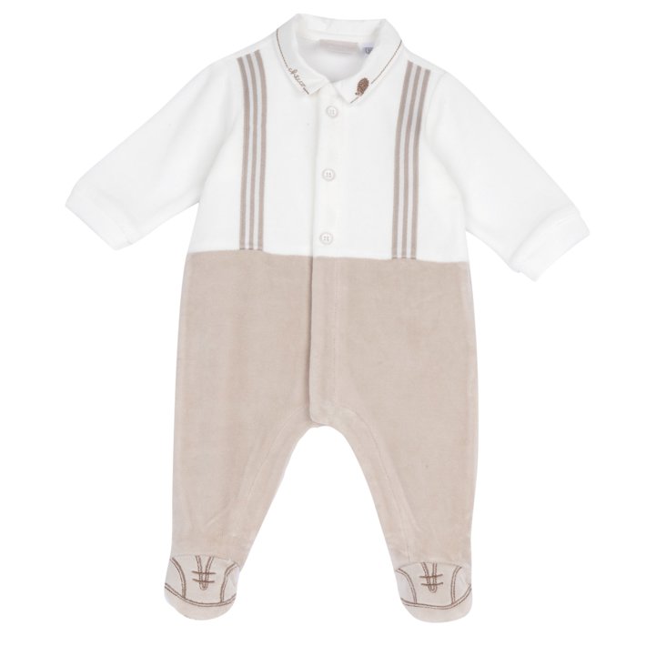 Babygrow com Suspens&oacute;rios e Ouri&ccedil;os