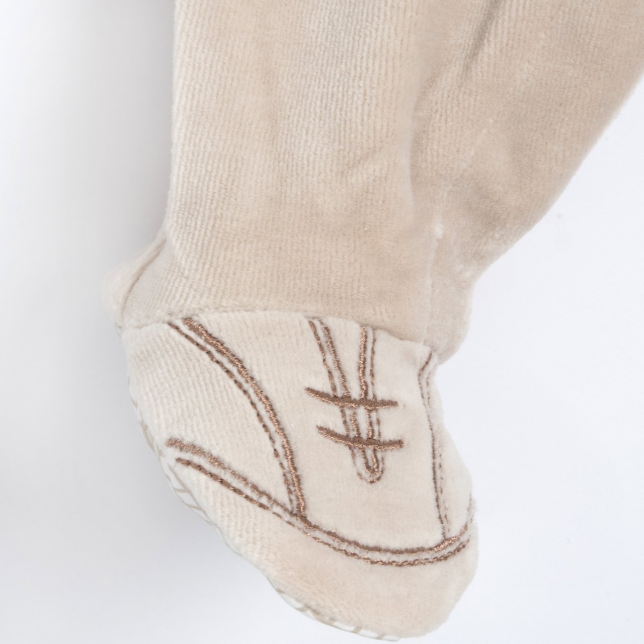Pelele Blanco y Beige con Efecto Tirantes Chicco - 3