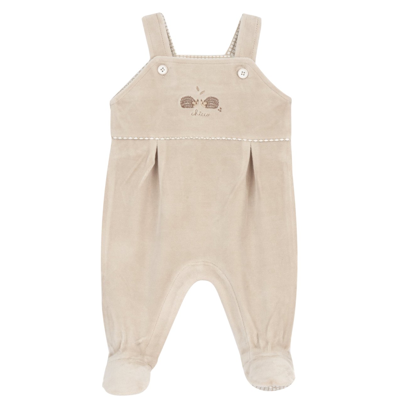Conjunto con Body Blanco y Peto Largo con Erizos  Chicco - 2