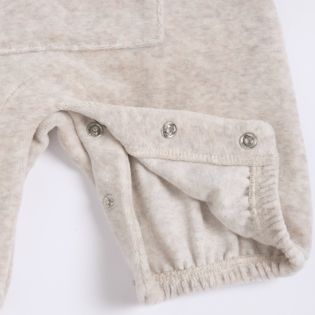 Conjunto de Body con Ositos y Peto Largo Beige Chicco - 2