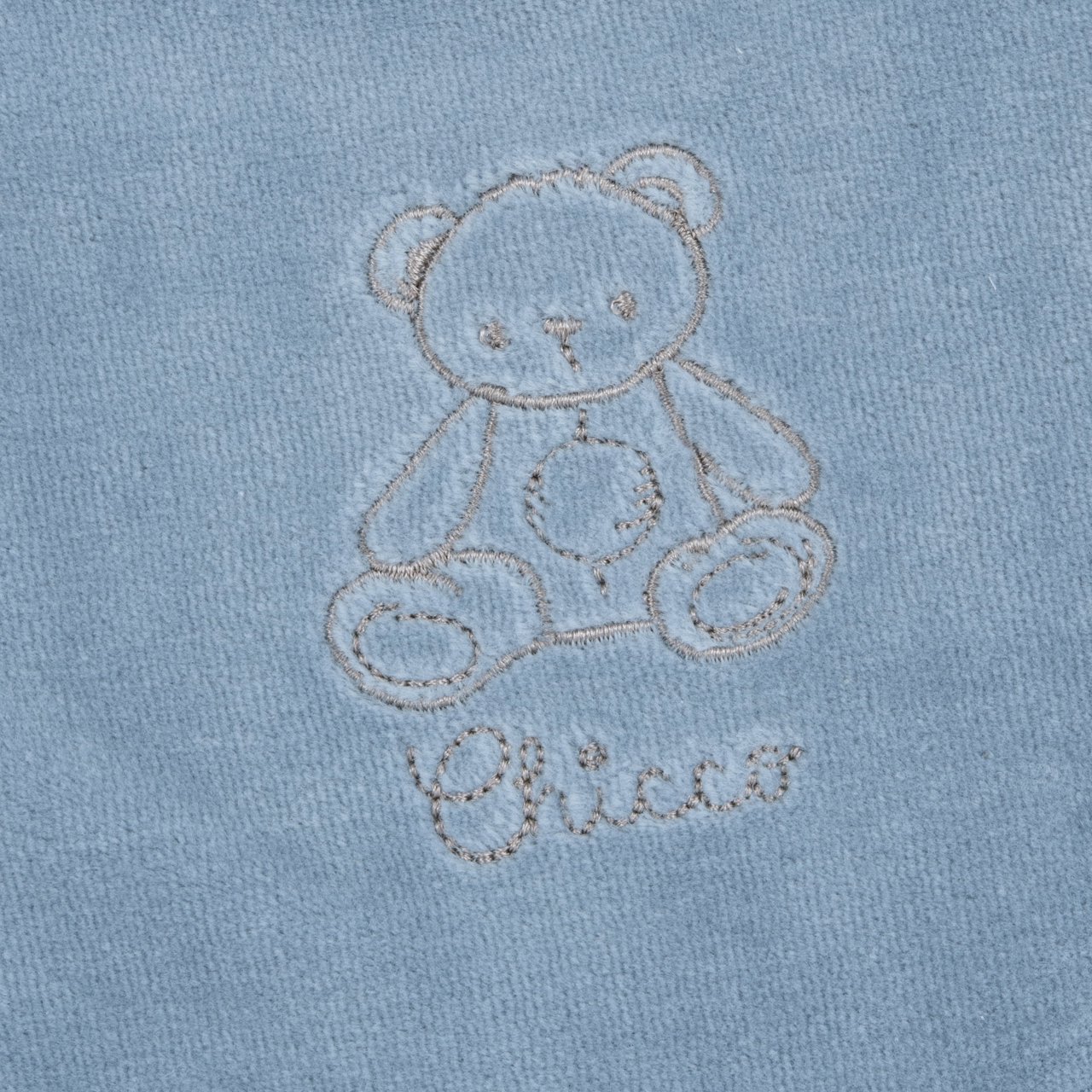 Babero Azul con Osito Chicco - 2