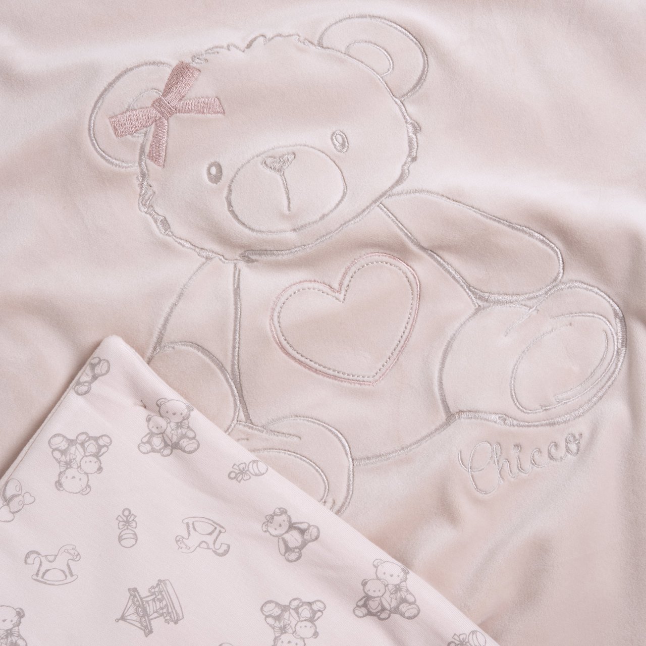 Manta Rosa con Osito Chicco - 2