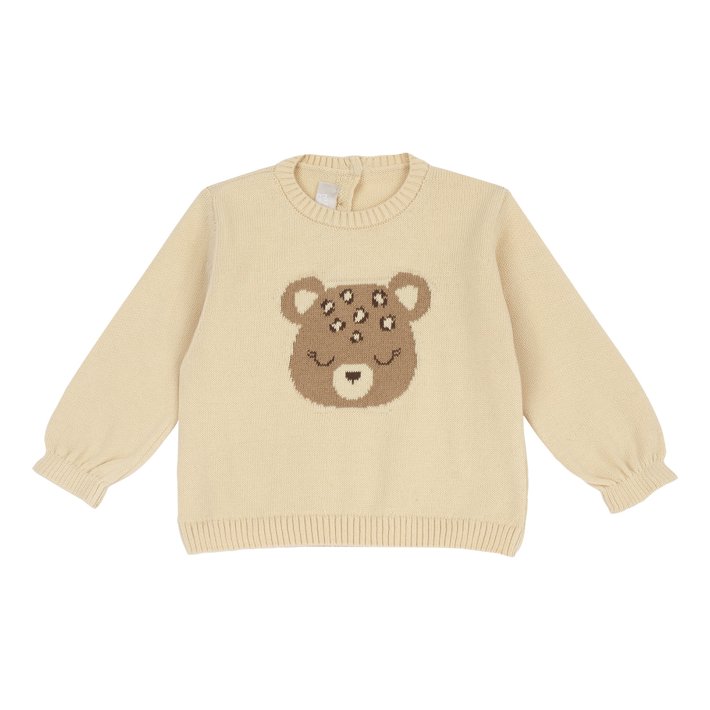 Maglione con disegno jacquard